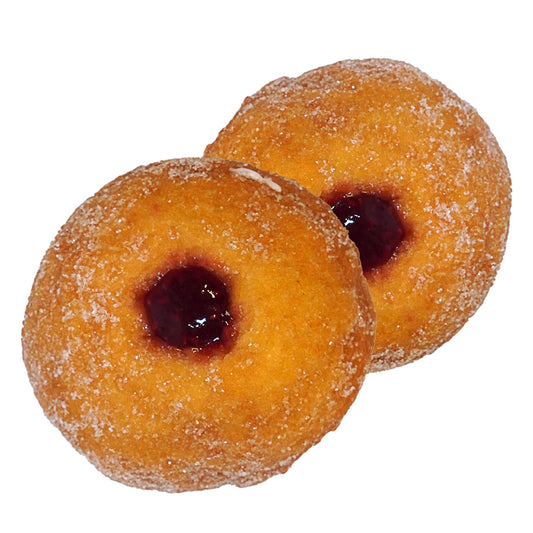 Glutenfri berlinerbolle med syltetøy (2pk)