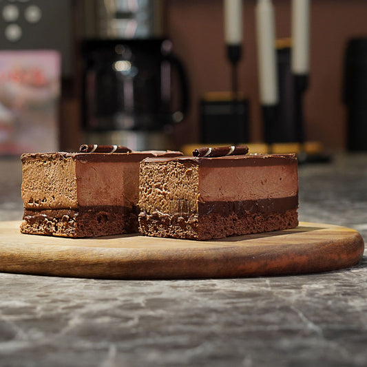 Sjokolademoussekake kakestykker (2pk)